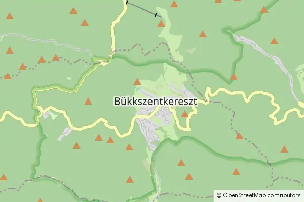 Mapa Bükkszentkereszt