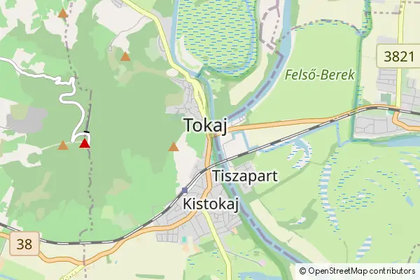 Mapa Tokaj