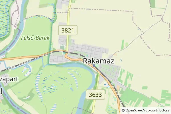 Mapa Rakamaz