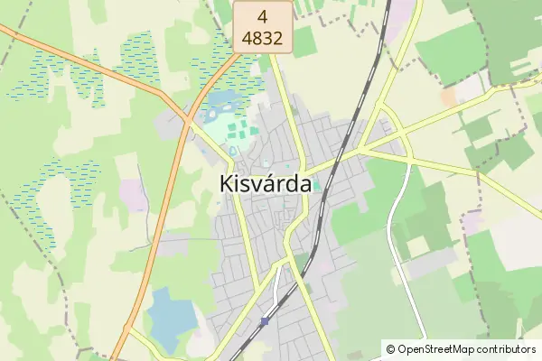 Mapa Kisvárda