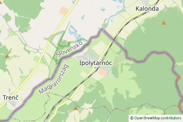 Mapa Ipolytarnóc