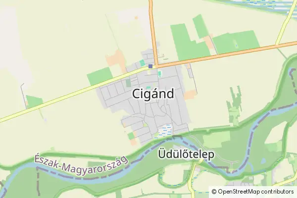 Mapa Cigánd