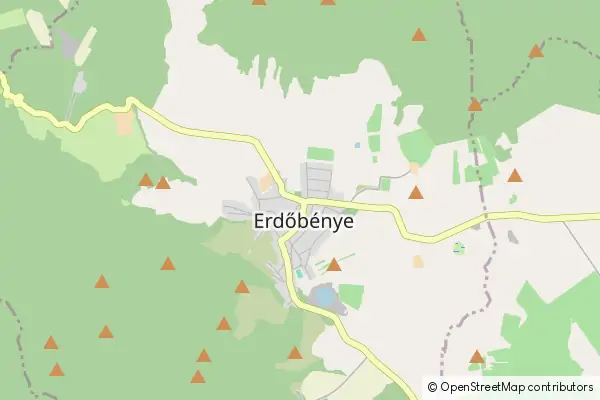 Mapa Erdőbénye