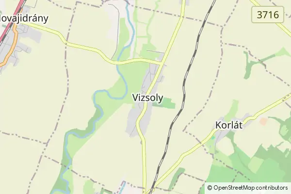 Mapa Vizsoly