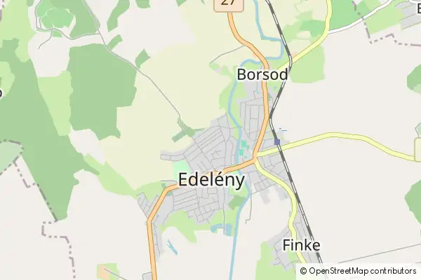 Mapa Edelény