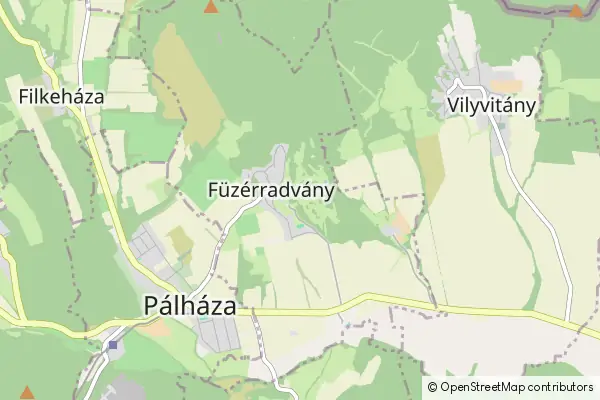 Mapa Füzérradvány