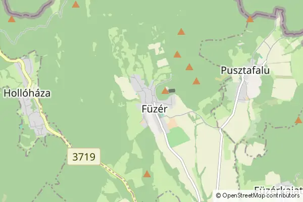 Mapa Füzér