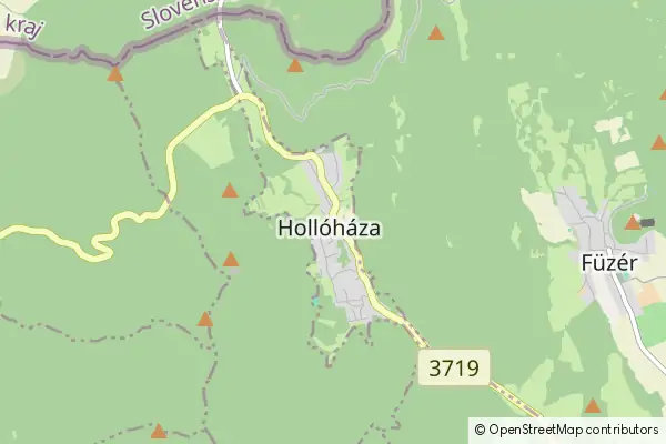 Mapa Hollóháza