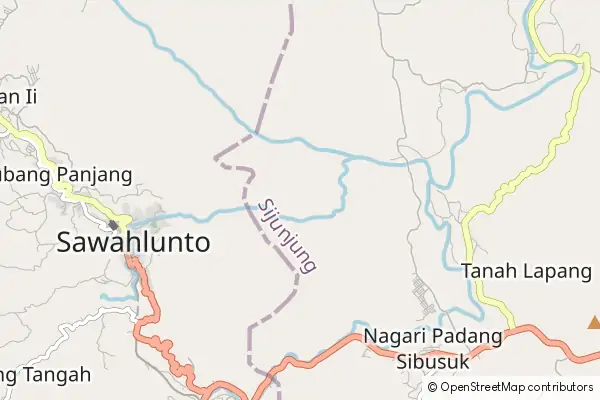 Mapa Sawahlunto