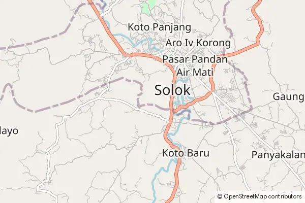 Mapa Solok