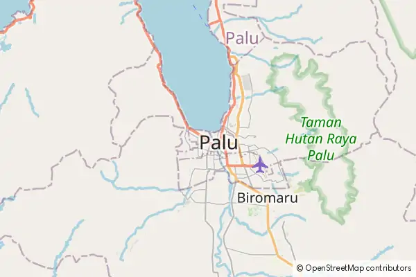 Mapa Palu