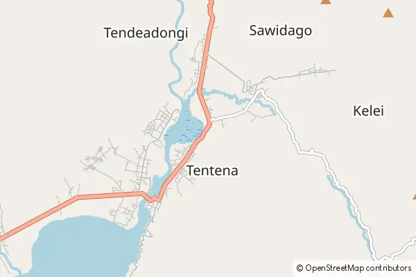 Mapa Tentena