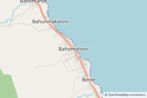 Mapa Bahomohoni