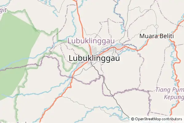 Mapa Lubuklinggau