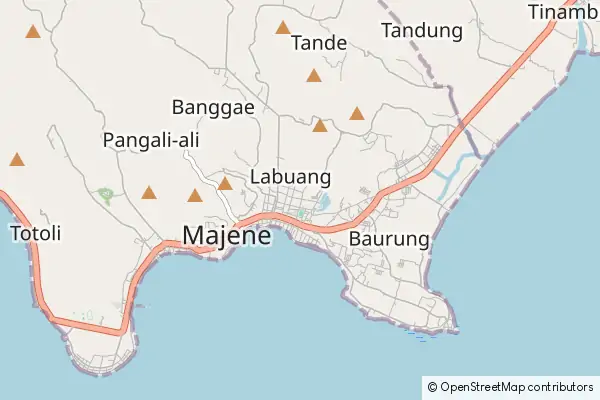 Mapa Majene