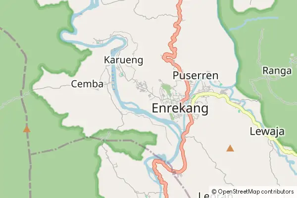 Mapa Enrekang