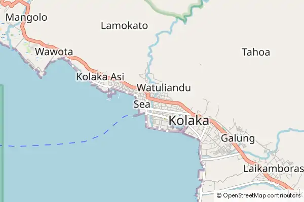 Mapa Kolaka