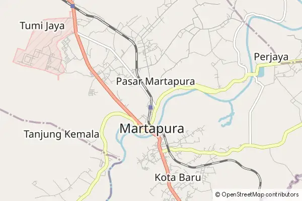 Mapa Martapura