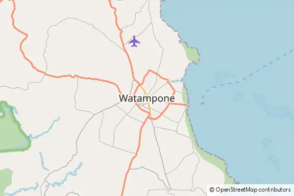 Mapa Watampone