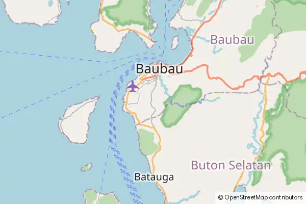 Mapa Bau-Bau