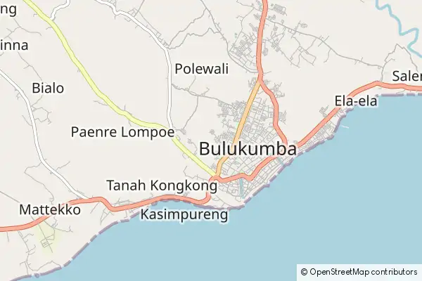 Mapa Bulukumba