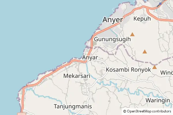 Mapa Anyer