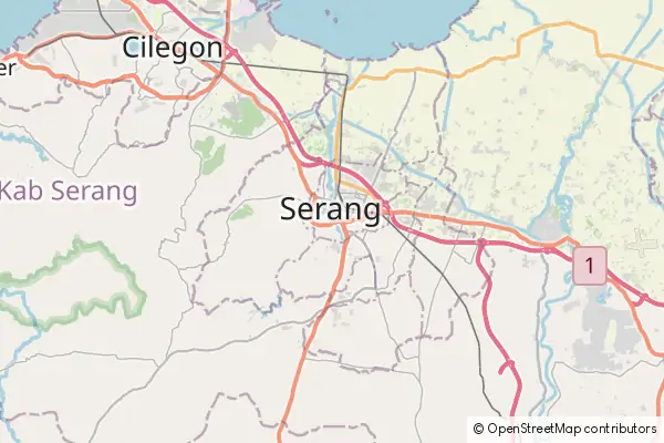 Mapa Serang