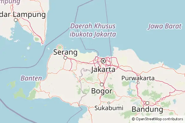 Mapa: Tangerang • © OpenStreetMap contributors Mapa Tangerang