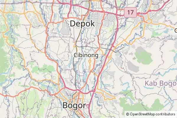 Mapa Cibinong