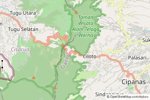 Mapa Puncak