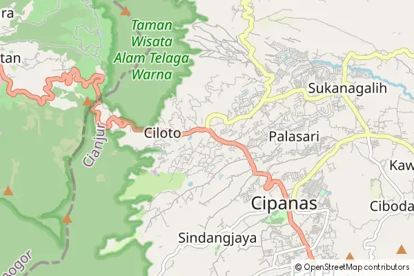 Mapa Cipanas