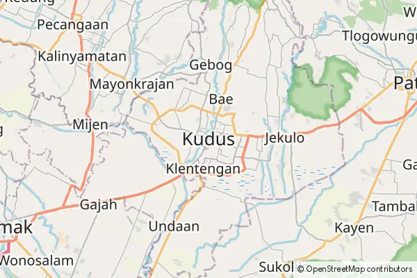 Mapa Kudus