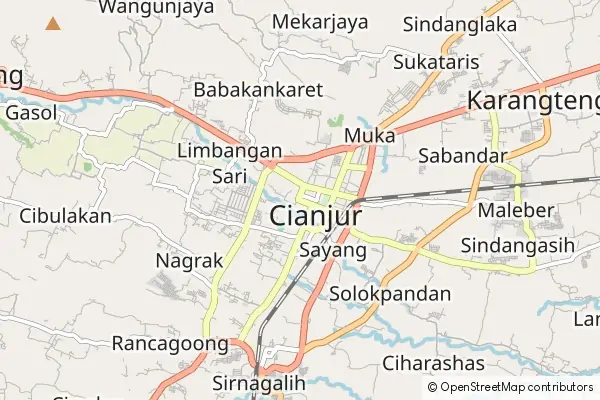 Mapa Cianjur
