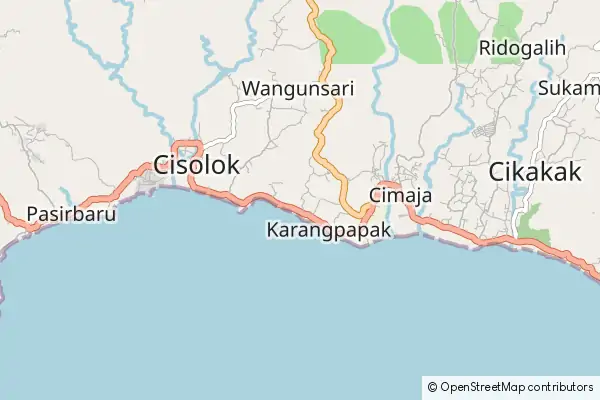 Mapa Cisolok