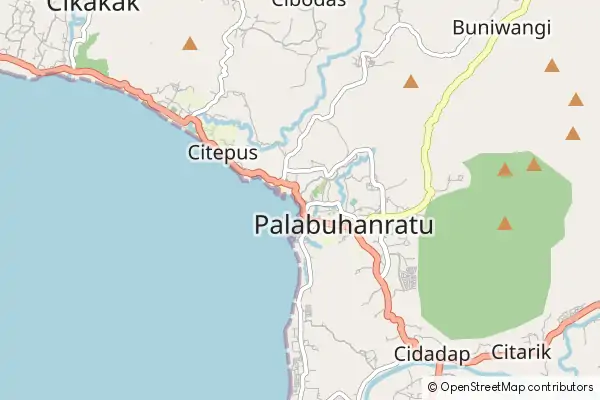 Mapa Pelabuhan Ratu