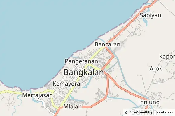 Mapa Bangkalan