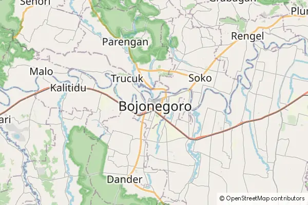 Mapa Bojonegoro