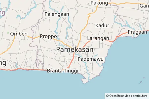 Mapa Pamekasan