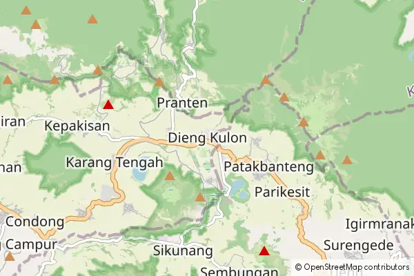 Mapa Dieng Kulon