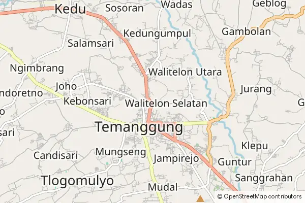 Mapa Temanggung