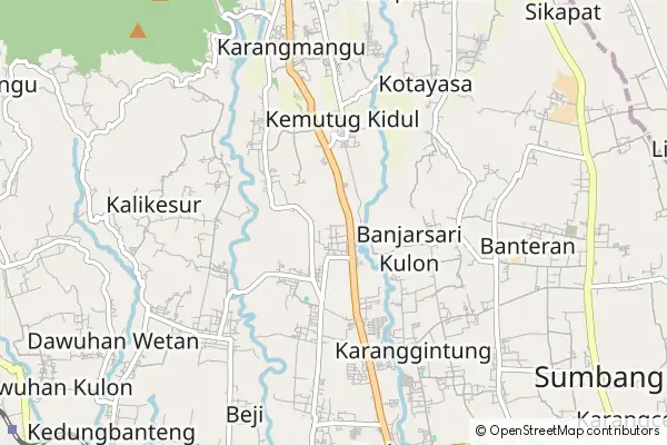 Mapa Baturaden