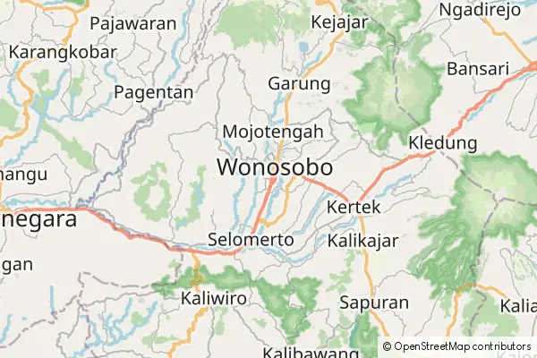 Mapa Wonosobo