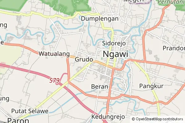Mapa Ngawi