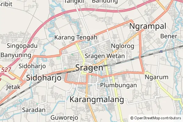 Mapa Sragen