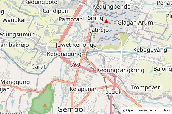 Mapa Porong
