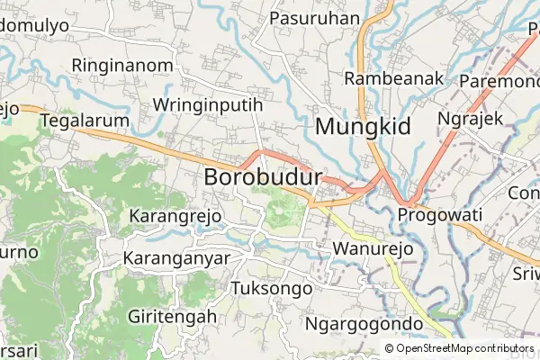 Mapa Borobudur