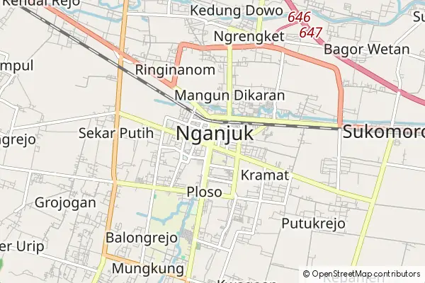 Mapa Nganjuk