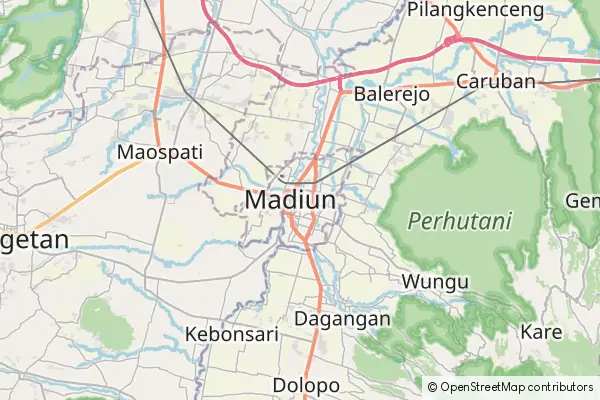 Mapa Madiun