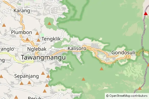 Mapa Tawangmangu