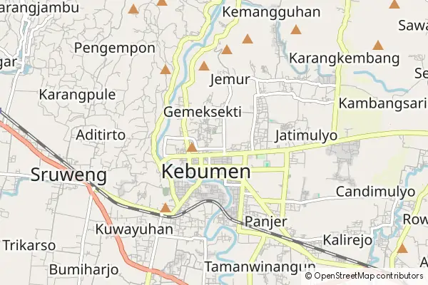 Mapa Kebumen